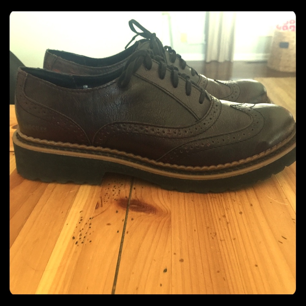 BOC by Born Maroon Brogues Oxford shoes